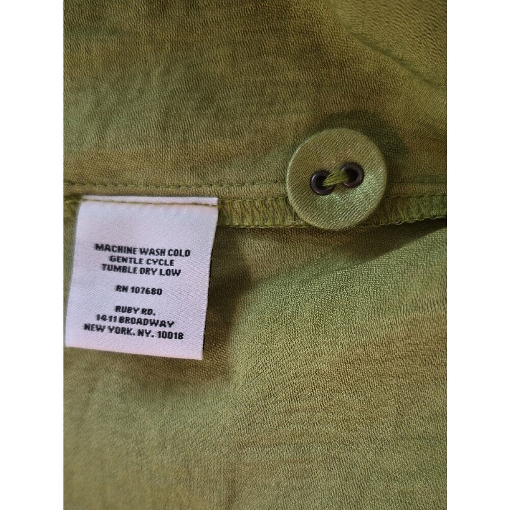Ruby Rd Button‎ Front Blazer Green - Picture 5 of 6